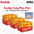Kodak ColorPlus 200 Color Negative Film (35mm Roll Film, 36 Exposures, 3-Pack)